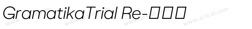 GramatikaTrial Re字体转换